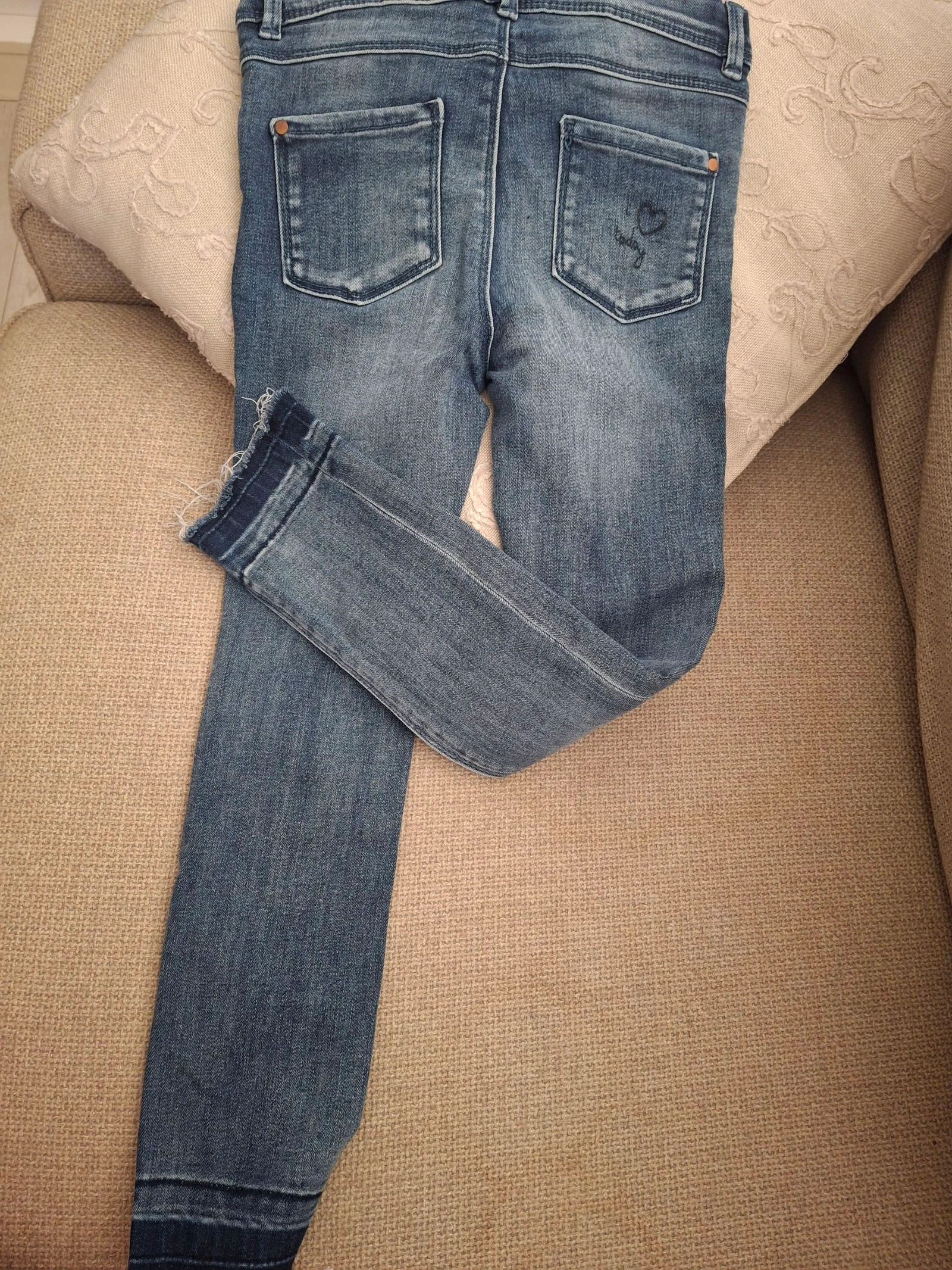 Original patch blue skinny jeans Brand Name it Size 6 years – photo 8